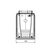 Contenedor 2 ruedas 360L
