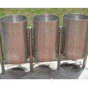 Cesta 3 Puestos Acero Inoxidable 75 LC/U